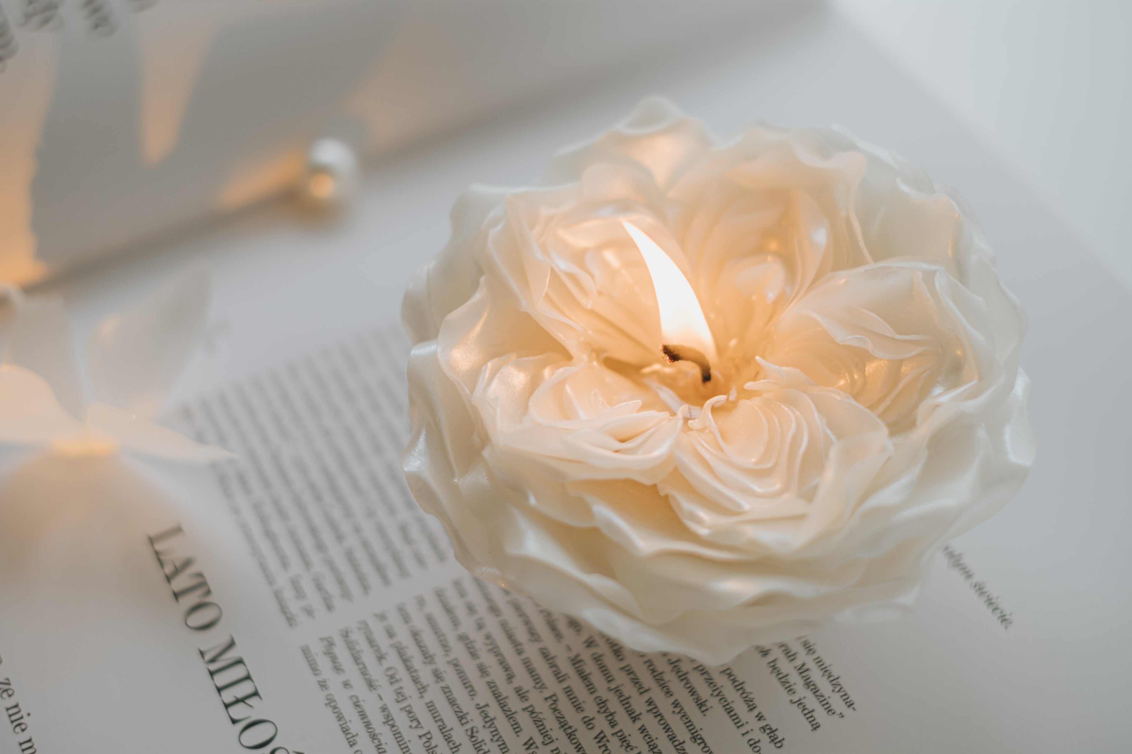 Pinched Flower Candles