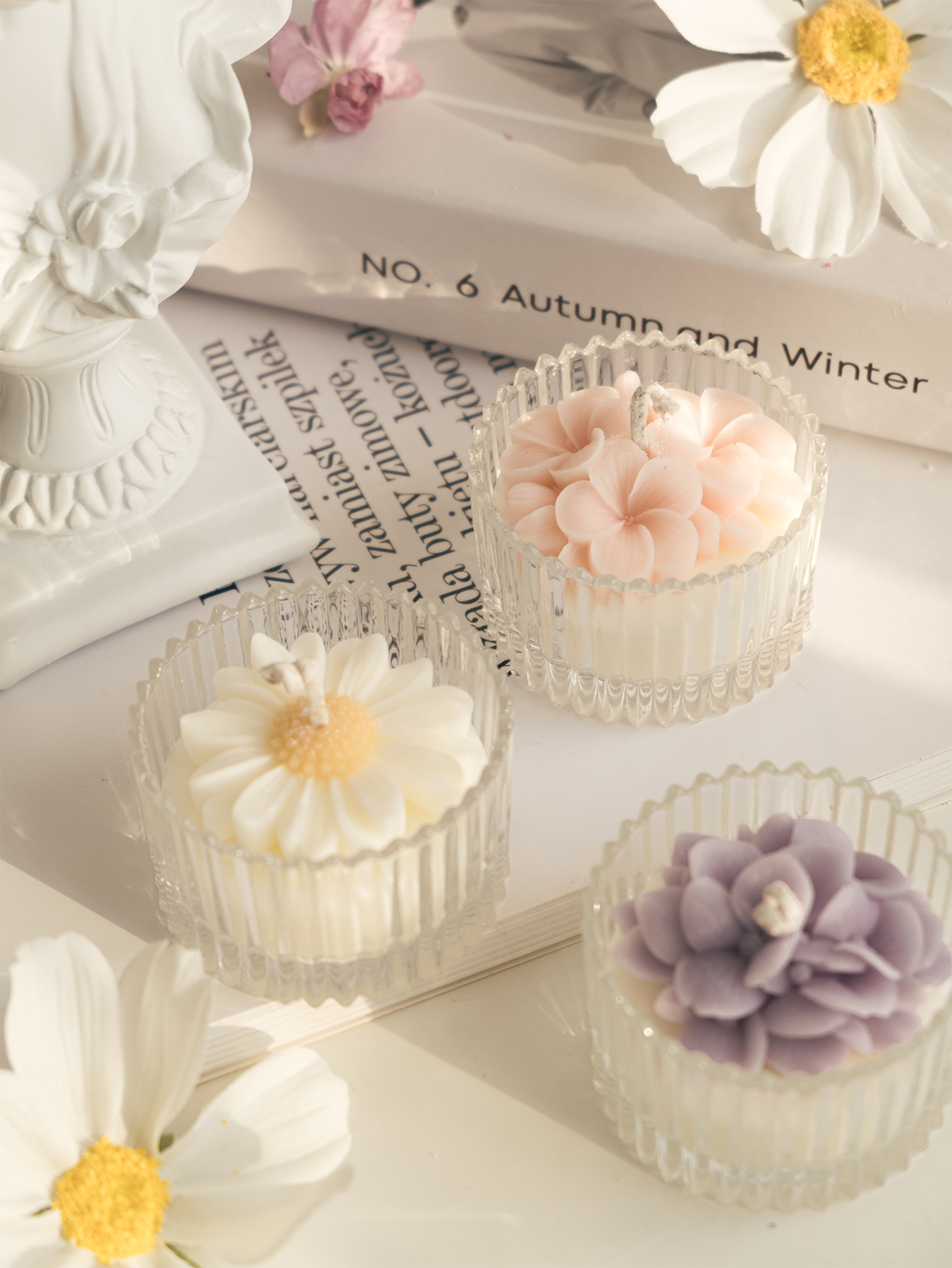 Blooming Love"  Candle Favors