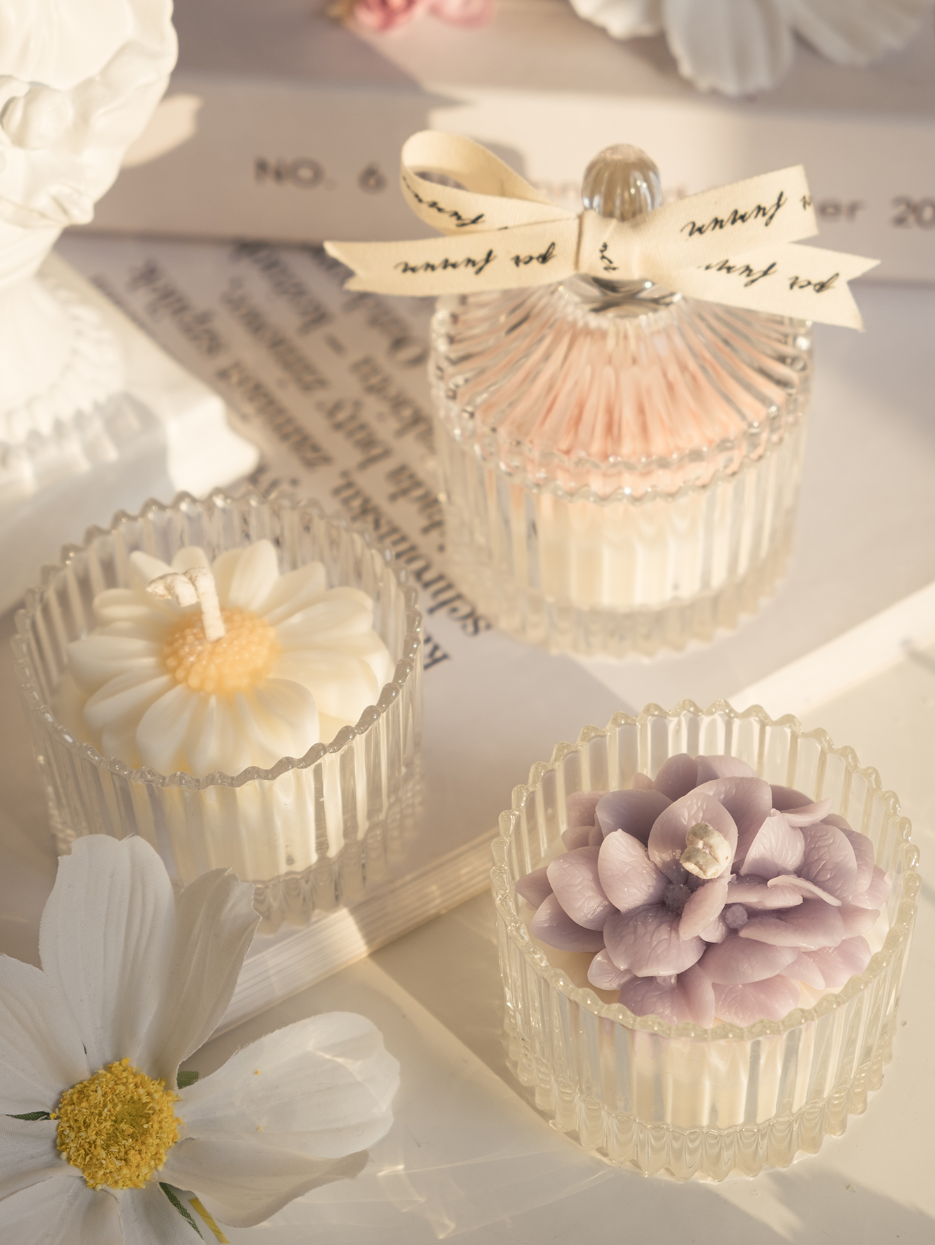 Blooming Love"  Candle Favors