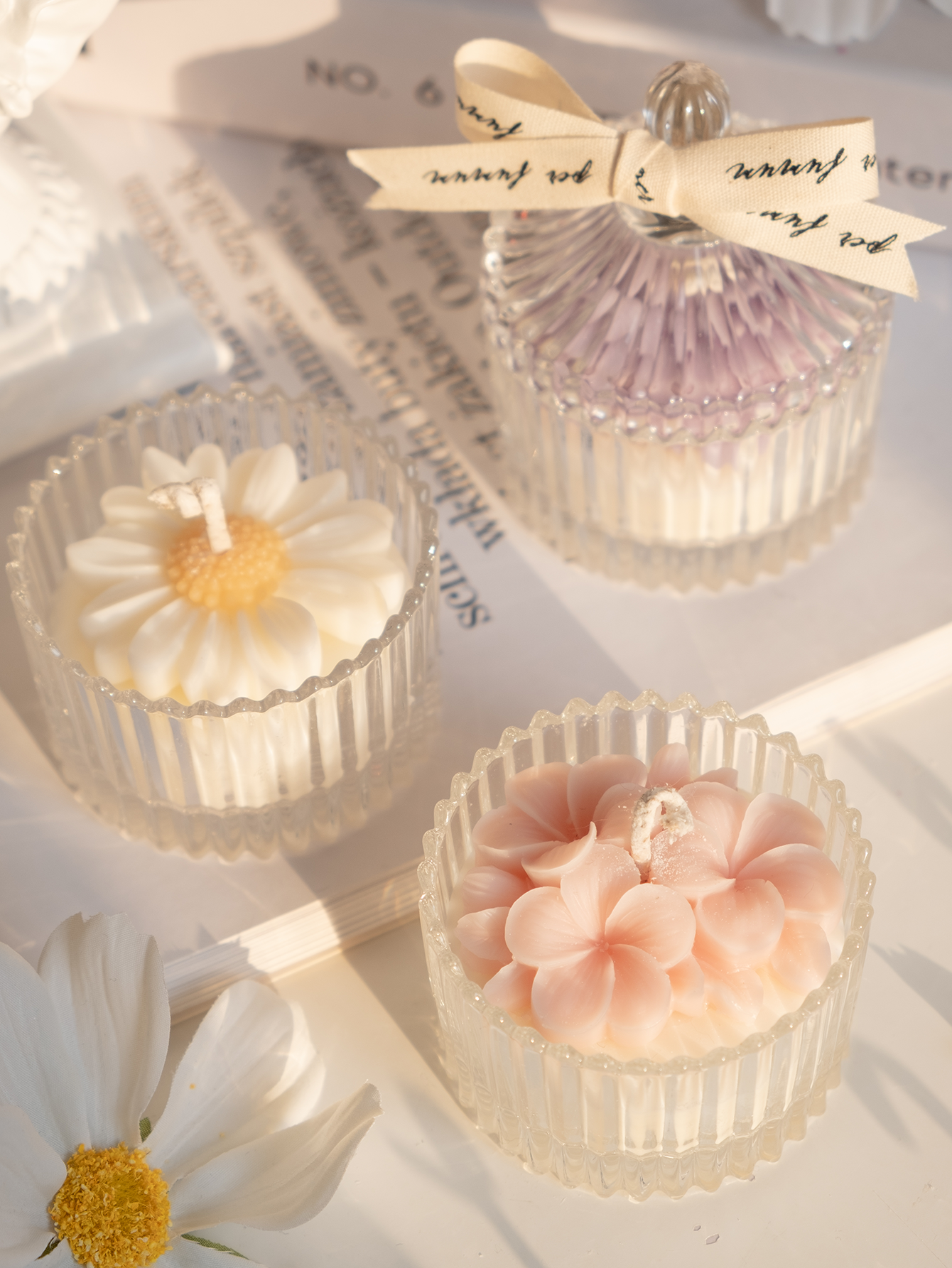 Blooming Love"  Candle Favors