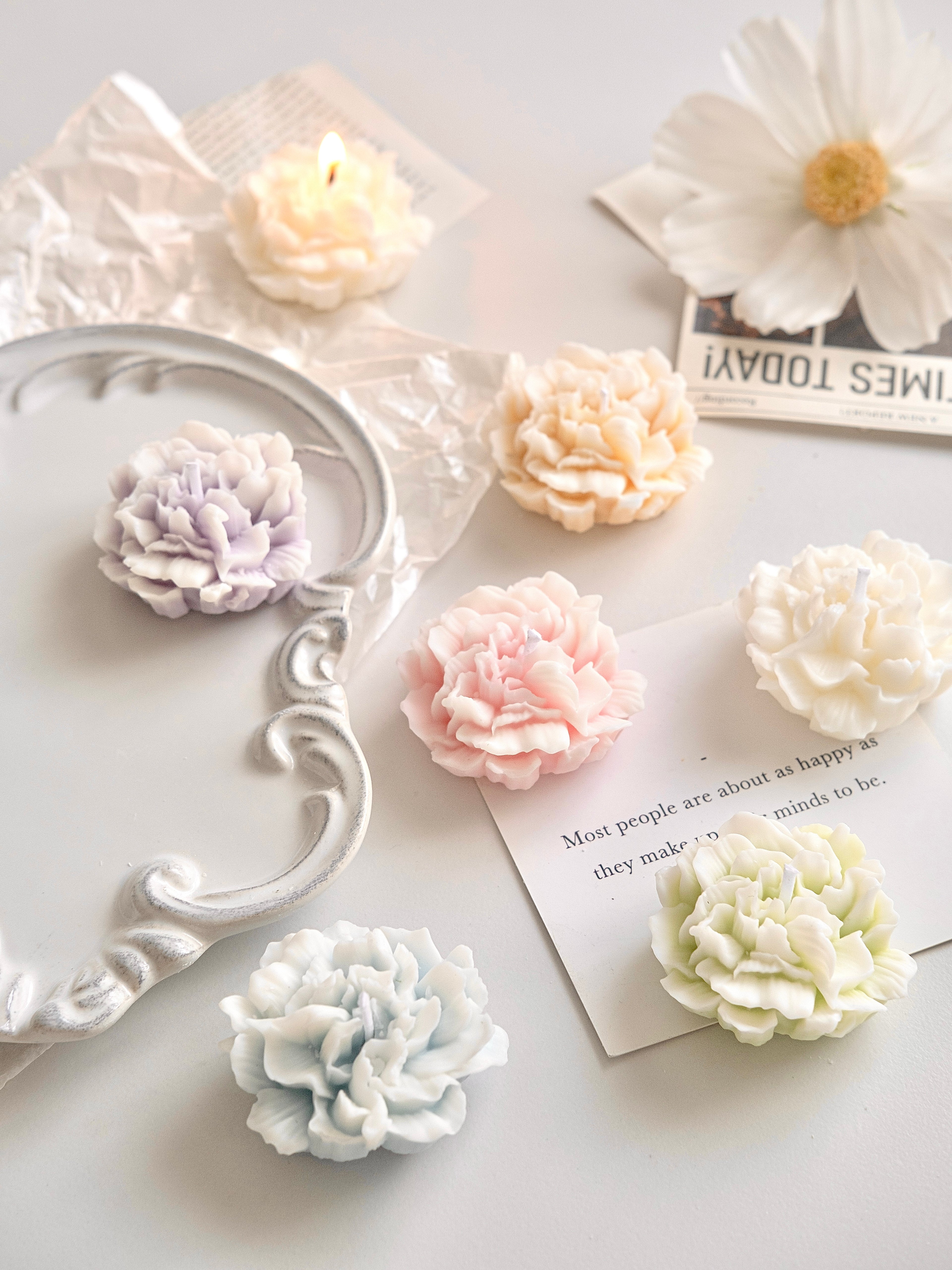 Carnation Candles